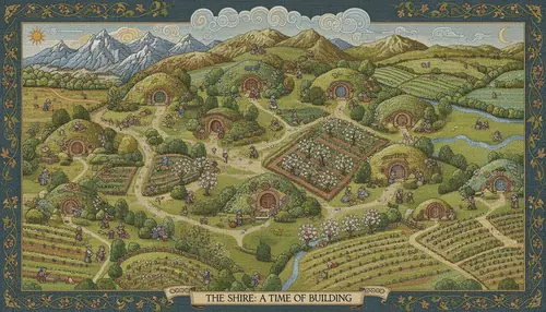 The hobbits migrated from the Vales of Anduin across the Misty Mountains, eventually founding the Shire in 1601 of the Third Age. Though it may seem small in the grand scheme of Middle-earth, this…
