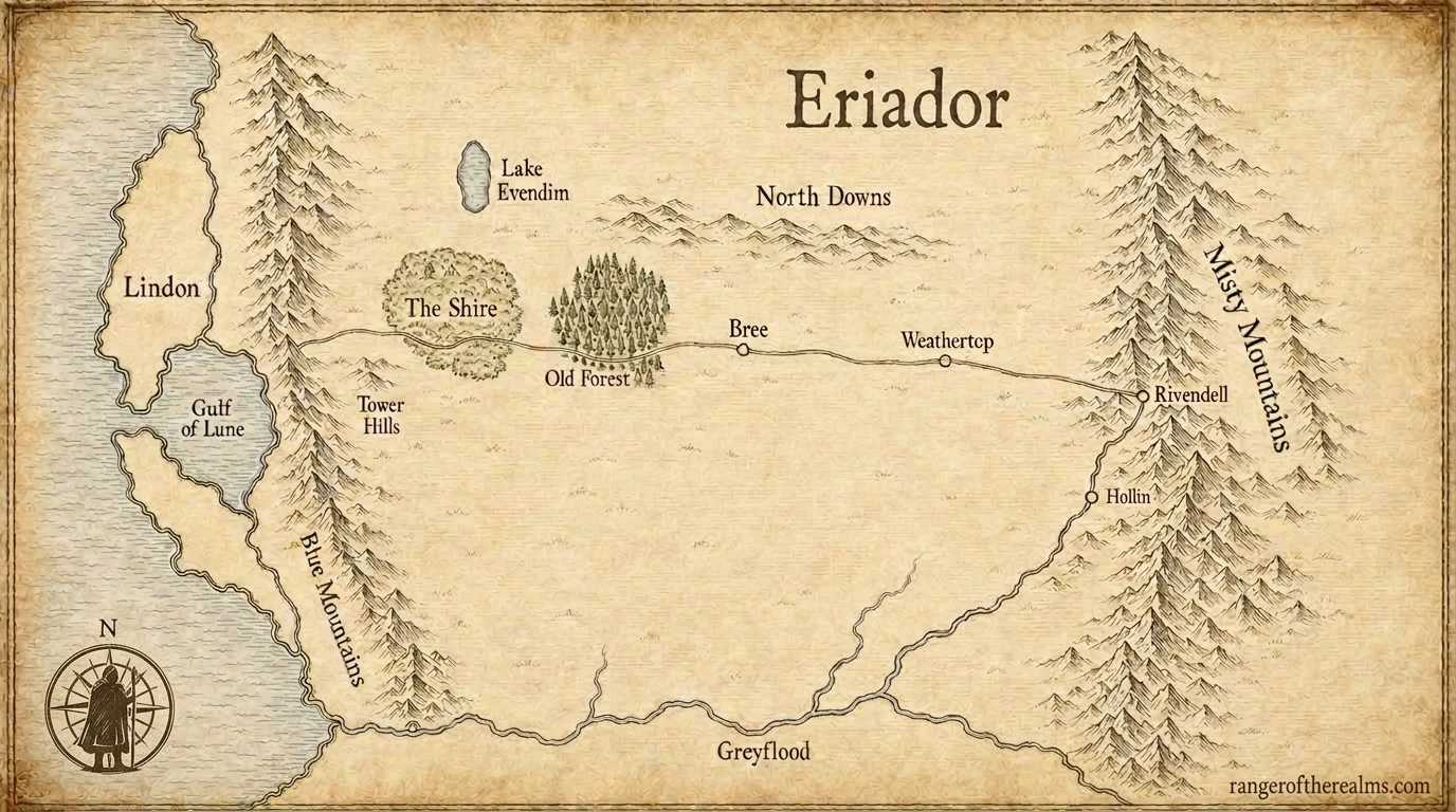 Map of Eriador