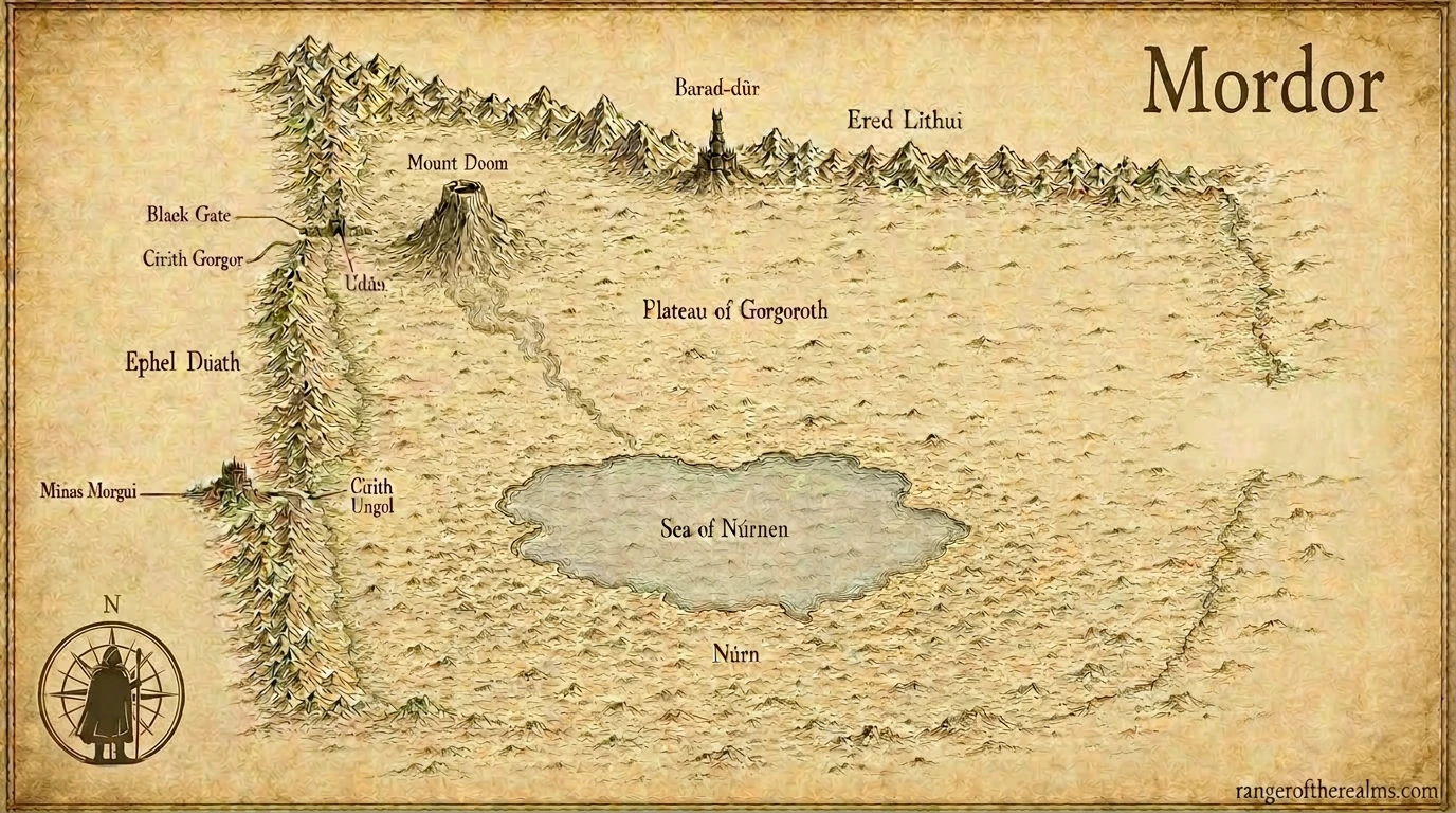 Map of Mordor