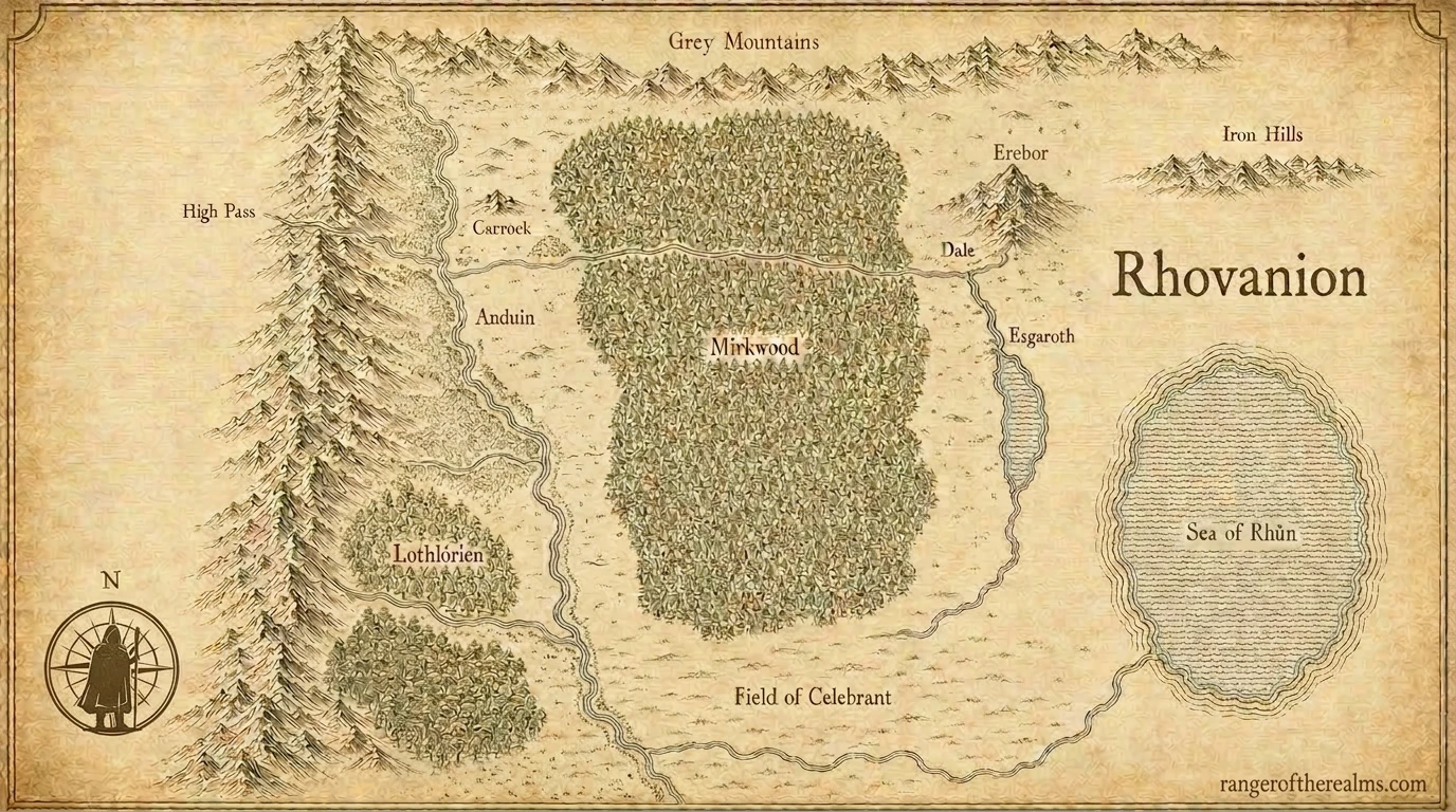 Map of Rhovanion