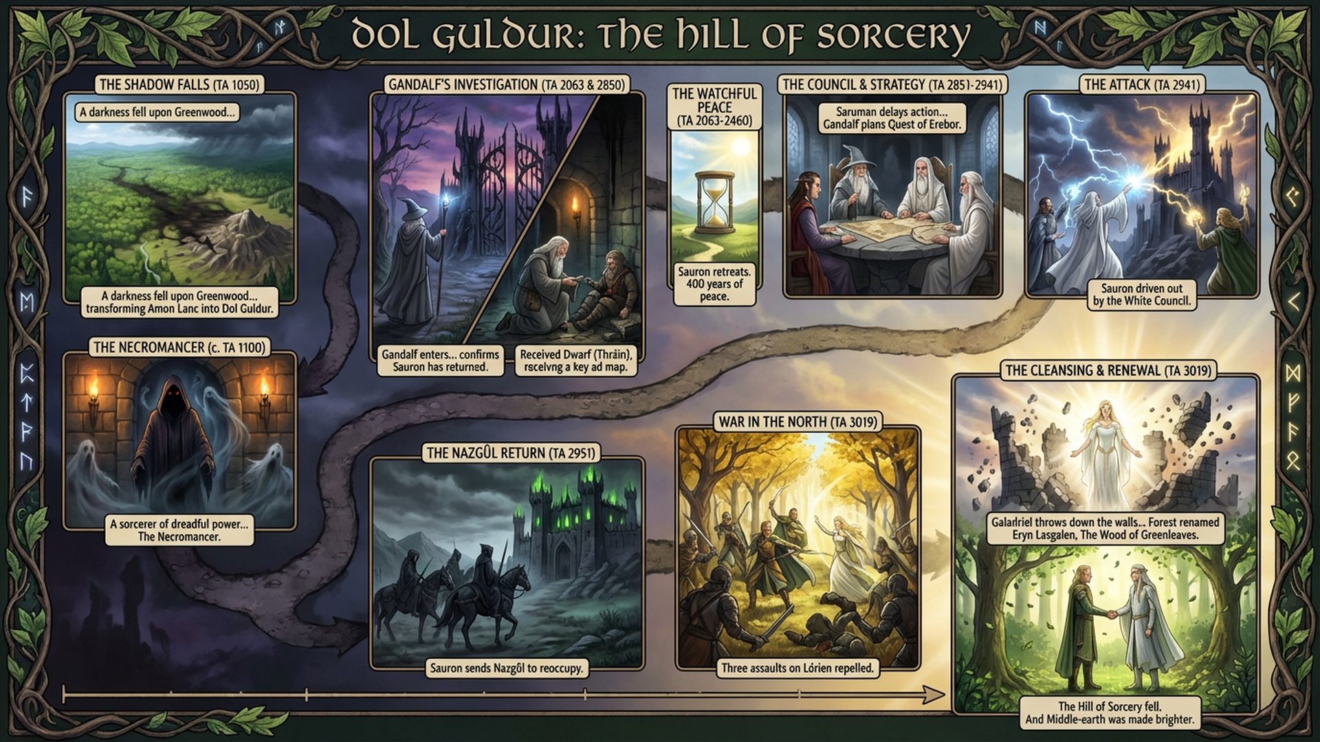 Dol Guldur Infographic