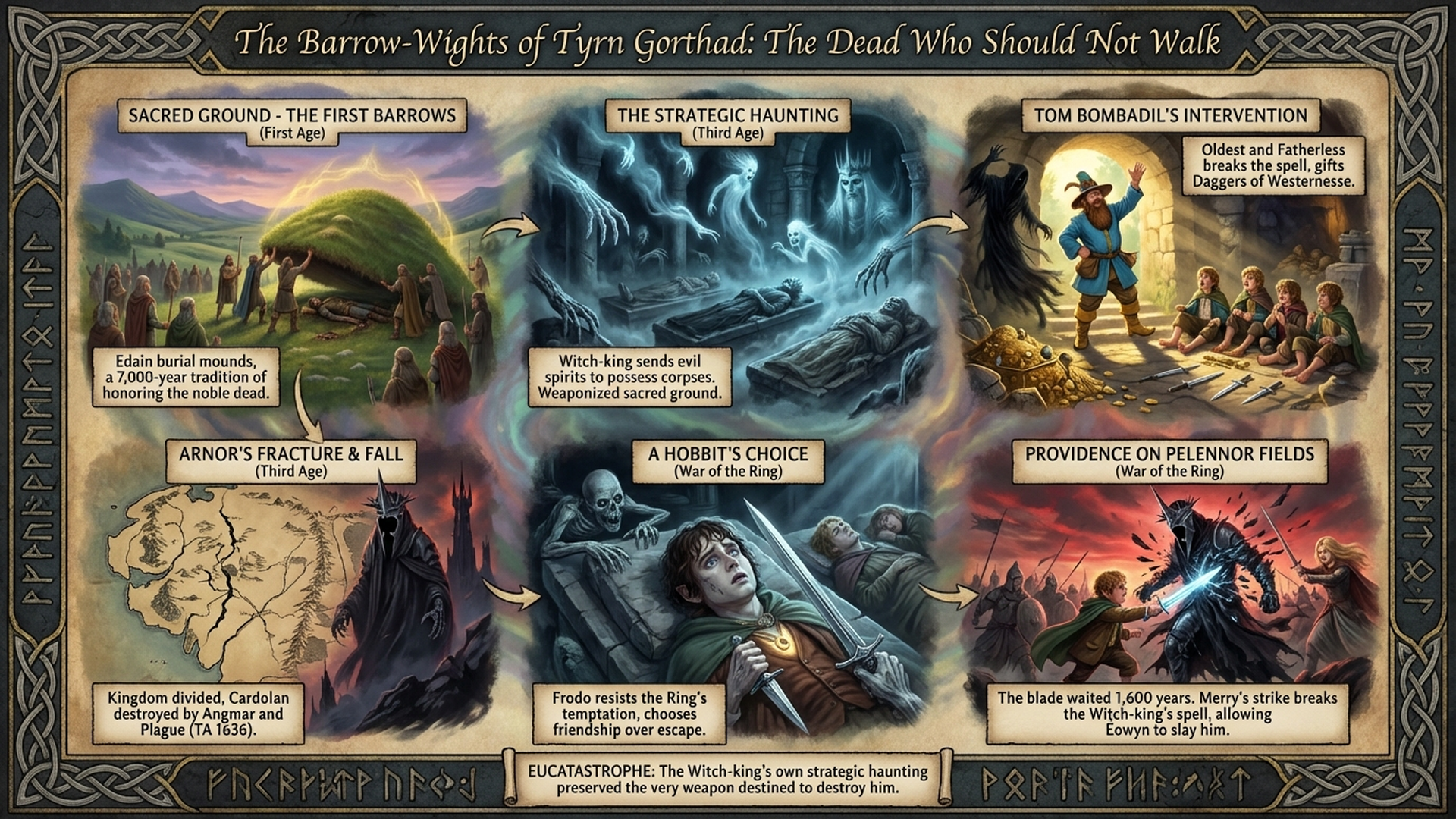 Barrow-Wights: The Weapon That Killed the Witch-King | Tolkien Explained Infographic