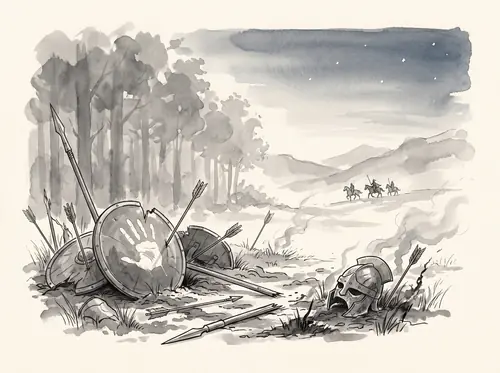 Saruman's Uruk-hai are wiped out under Fangorn's eaves; no Orc returns to Isengard.