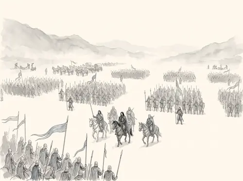 The Host of the West gathers on the Pelennor.