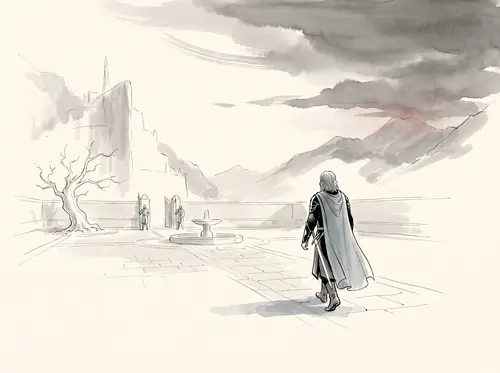 Faramir and Éowyn in the Houses of Healing.