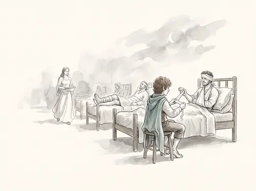 Merry in the Houses of Healing.