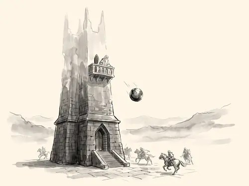 Saruman refuses Gandalf and is cast from the Order; Wormtongue throws down the palantír; Sauron sees Pippin in the Stone and sends a Nazgûl.