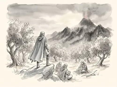 Faramir and his Rangers in Ithilien.